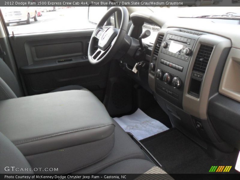 True Blue Pearl / Dark Slate Gray/Medium Graystone 2012 Dodge Ram 1500 Express Crew Cab 4x4