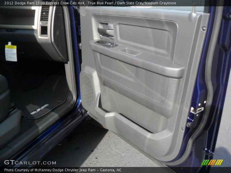True Blue Pearl / Dark Slate Gray/Medium Graystone 2012 Dodge Ram 1500 Express Crew Cab 4x4