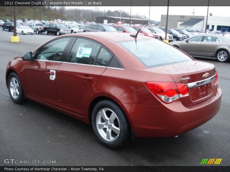 Autumn Red Metallic / Jet Black 2012 Chevrolet Cruze LT