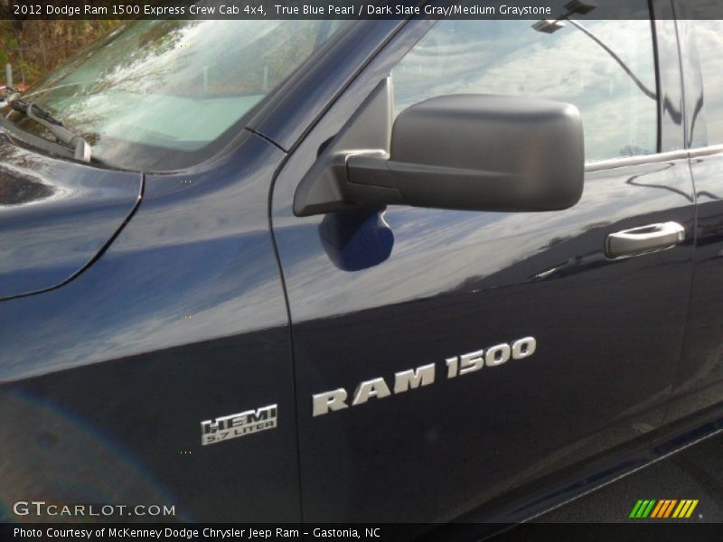 True Blue Pearl / Dark Slate Gray/Medium Graystone 2012 Dodge Ram 1500 Express Crew Cab 4x4