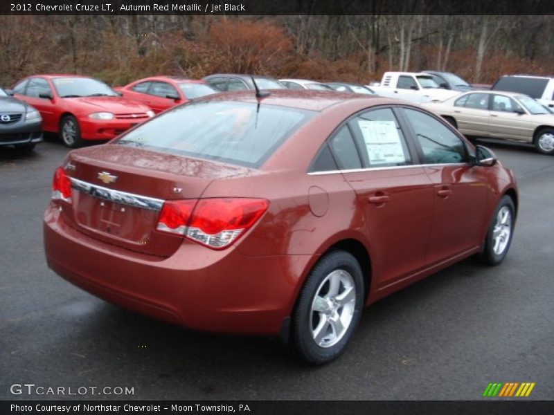 Autumn Red Metallic / Jet Black 2012 Chevrolet Cruze LT