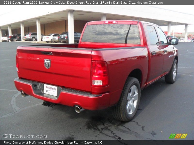 Deep Cherry Red Crystal Pearl / Dark Slate Gray/Medium Graystone 2012 Dodge Ram 1500 Express Crew Cab