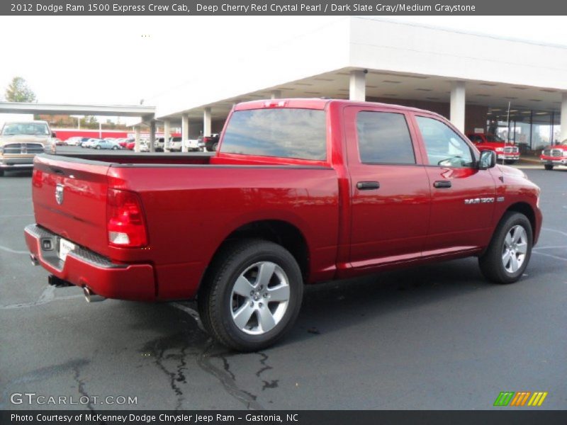 Deep Cherry Red Crystal Pearl / Dark Slate Gray/Medium Graystone 2012 Dodge Ram 1500 Express Crew Cab