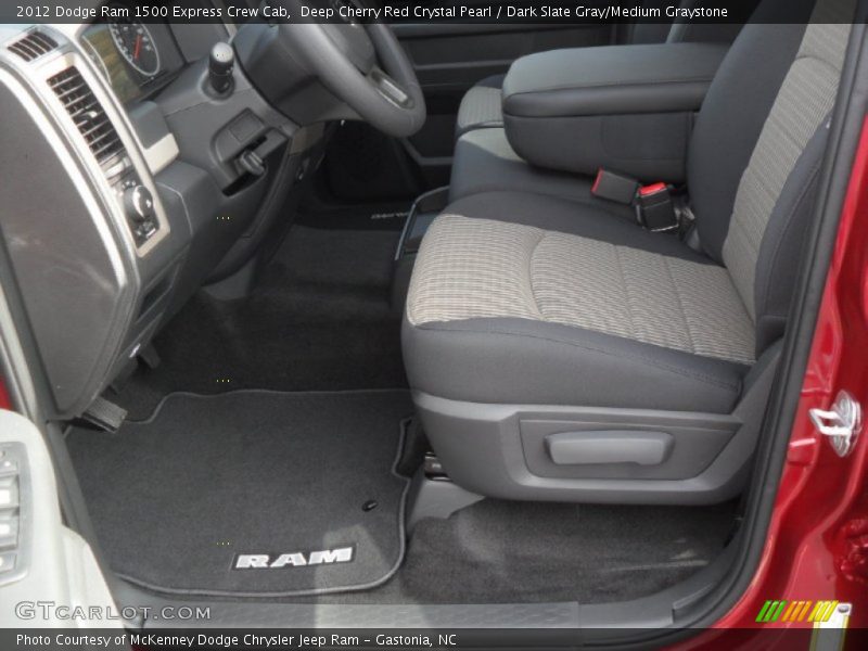 Deep Cherry Red Crystal Pearl / Dark Slate Gray/Medium Graystone 2012 Dodge Ram 1500 Express Crew Cab