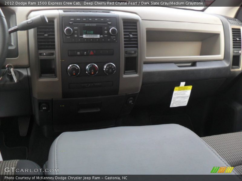 Deep Cherry Red Crystal Pearl / Dark Slate Gray/Medium Graystone 2012 Dodge Ram 1500 Express Crew Cab