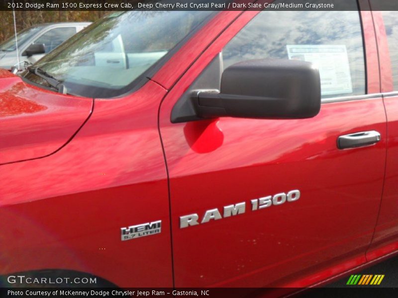 Deep Cherry Red Crystal Pearl / Dark Slate Gray/Medium Graystone 2012 Dodge Ram 1500 Express Crew Cab