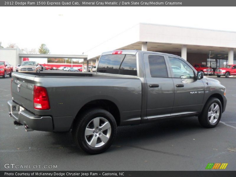 Mineral Gray Metallic / Dark Slate Gray/Medium Graystone 2012 Dodge Ram 1500 Express Quad Cab