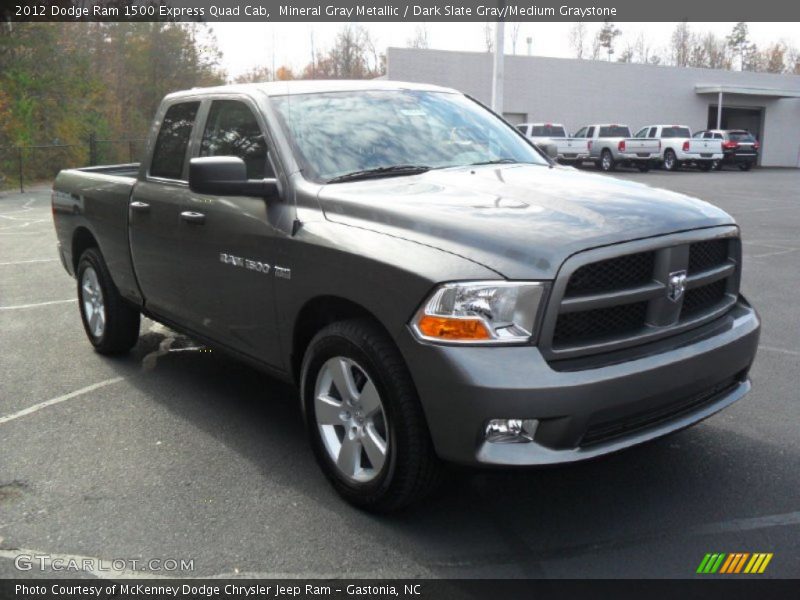 Mineral Gray Metallic / Dark Slate Gray/Medium Graystone 2012 Dodge Ram 1500 Express Quad Cab