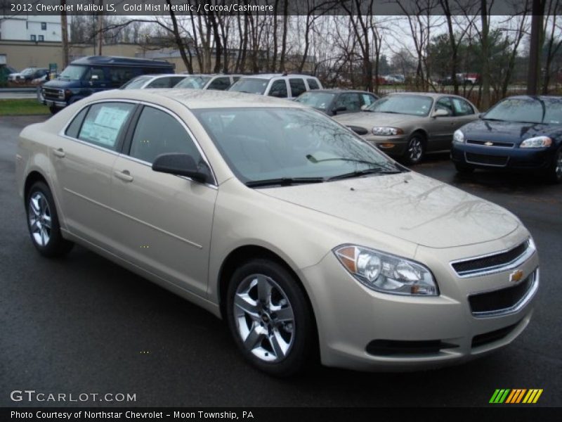 Gold Mist Metallic / Cocoa/Cashmere 2012 Chevrolet Malibu LS