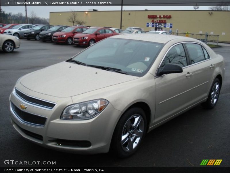 Gold Mist Metallic / Cocoa/Cashmere 2012 Chevrolet Malibu LS