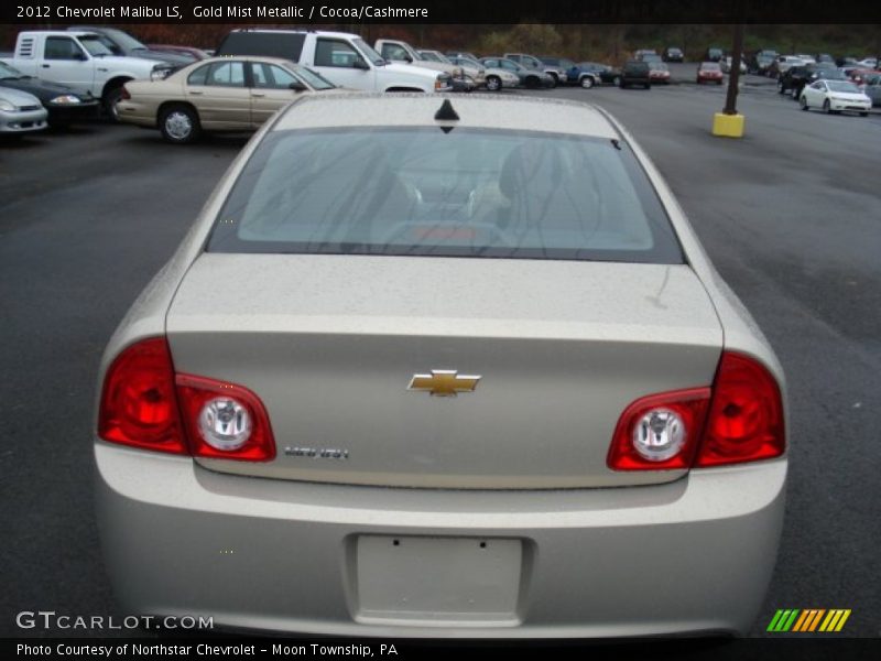 Gold Mist Metallic / Cocoa/Cashmere 2012 Chevrolet Malibu LS