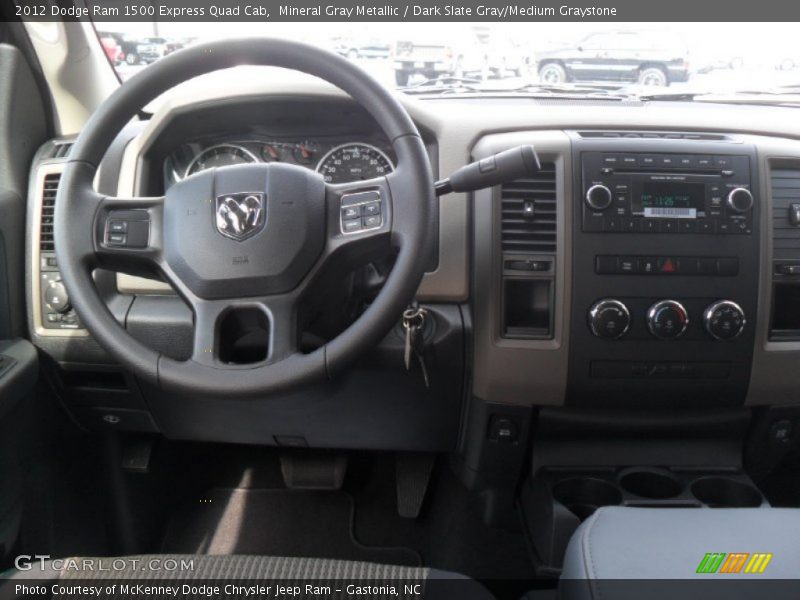 Mineral Gray Metallic / Dark Slate Gray/Medium Graystone 2012 Dodge Ram 1500 Express Quad Cab