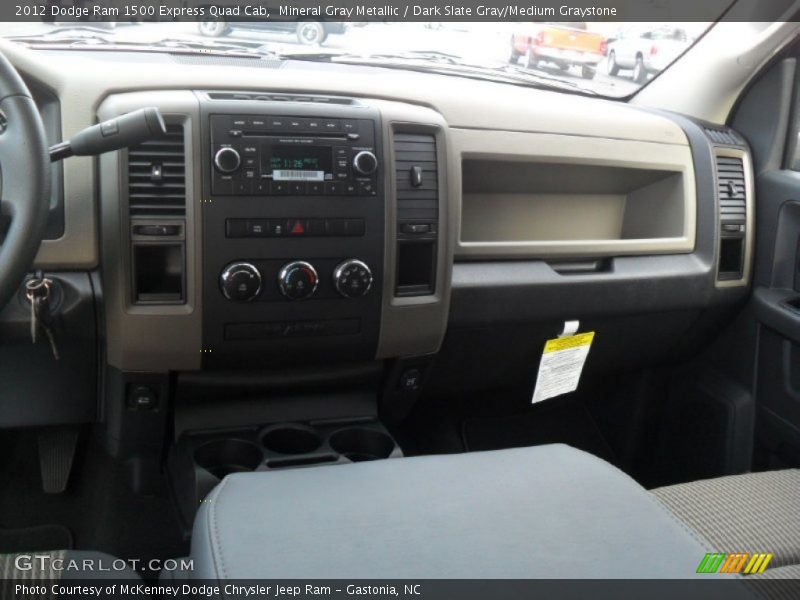 Mineral Gray Metallic / Dark Slate Gray/Medium Graystone 2012 Dodge Ram 1500 Express Quad Cab