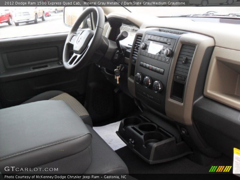 Mineral Gray Metallic / Dark Slate Gray/Medium Graystone 2012 Dodge Ram 1500 Express Quad Cab