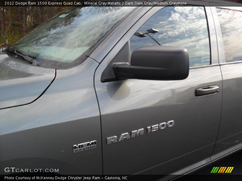 Mineral Gray Metallic / Dark Slate Gray/Medium Graystone 2012 Dodge Ram 1500 Express Quad Cab