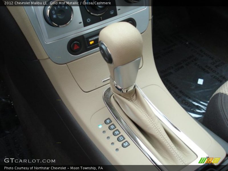 Gold Mist Metallic / Cocoa/Cashmere 2012 Chevrolet Malibu LS