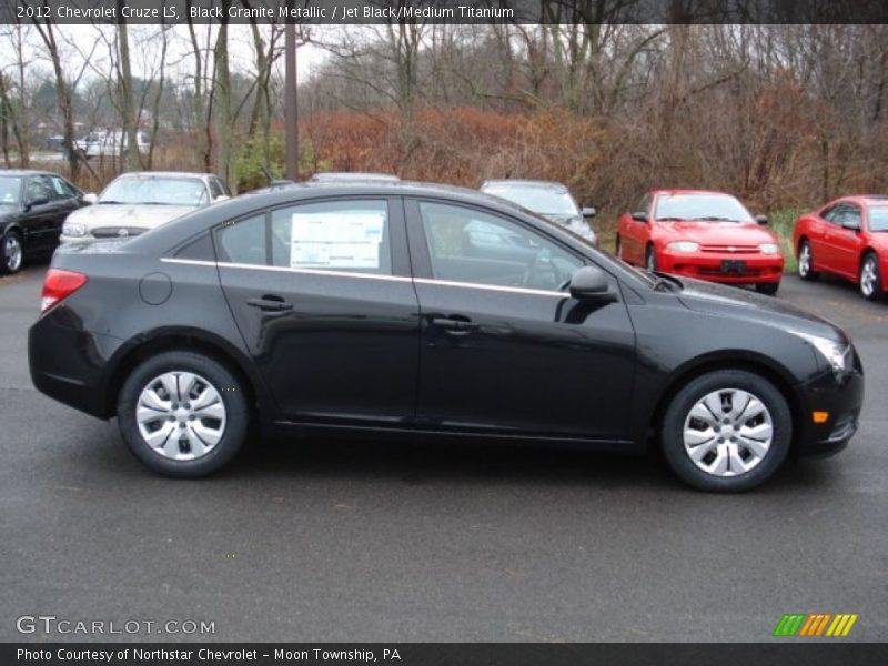 Black Granite Metallic / Jet Black/Medium Titanium 2012 Chevrolet Cruze LS