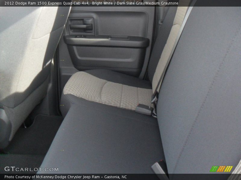 Bright White / Dark Slate Gray/Medium Graystone 2012 Dodge Ram 1500 Express Quad Cab 4x4