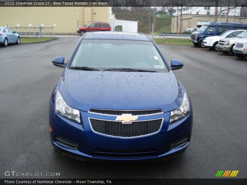 Blue Topaz Metallic / Jet Black 2012 Chevrolet Cruze LT