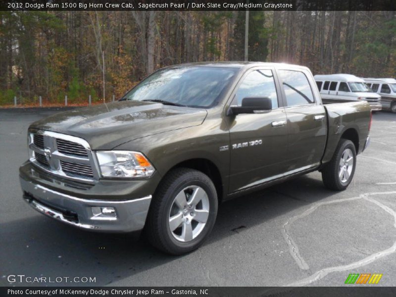  2012 Ram 1500 Big Horn Crew Cab Sagebrush Pearl