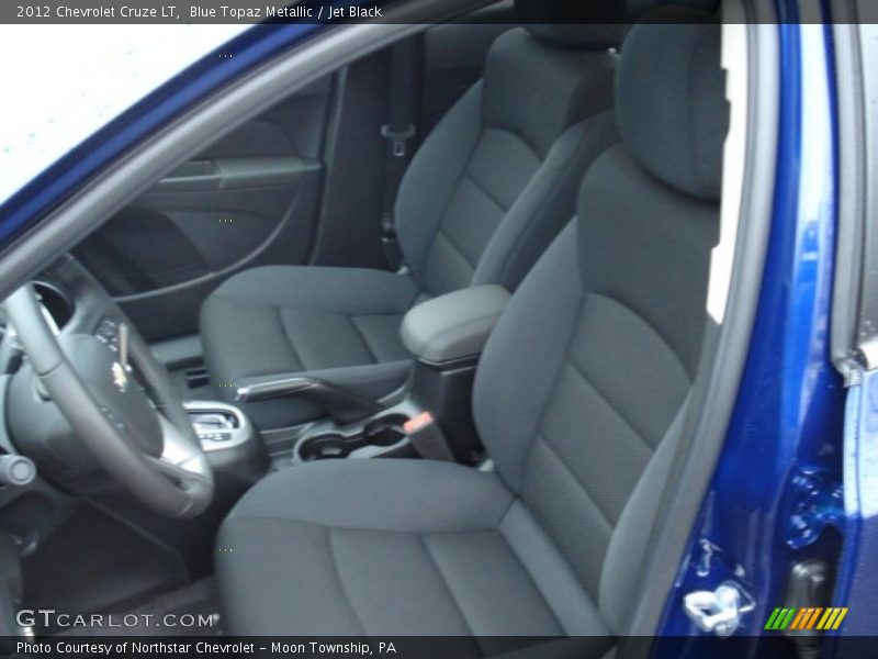Blue Topaz Metallic / Jet Black 2012 Chevrolet Cruze LT