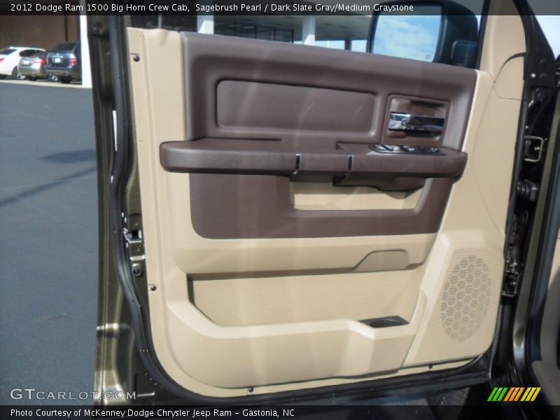 Sagebrush Pearl / Dark Slate Gray/Medium Graystone 2012 Dodge Ram 1500 Big Horn Crew Cab