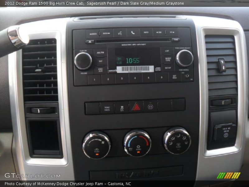 Sagebrush Pearl / Dark Slate Gray/Medium Graystone 2012 Dodge Ram 1500 Big Horn Crew Cab