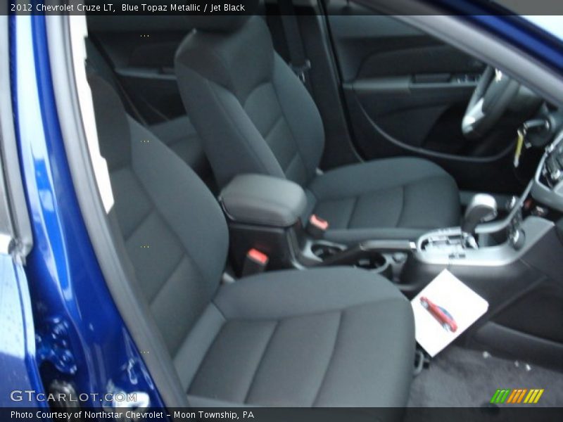 Blue Topaz Metallic / Jet Black 2012 Chevrolet Cruze LT