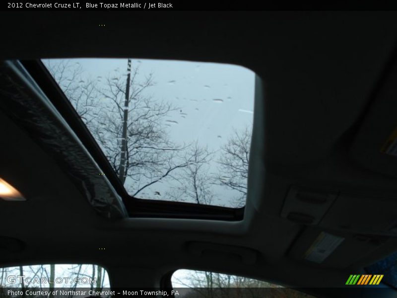 Blue Topaz Metallic / Jet Black 2012 Chevrolet Cruze LT