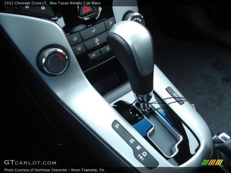Blue Topaz Metallic / Jet Black 2012 Chevrolet Cruze LT
