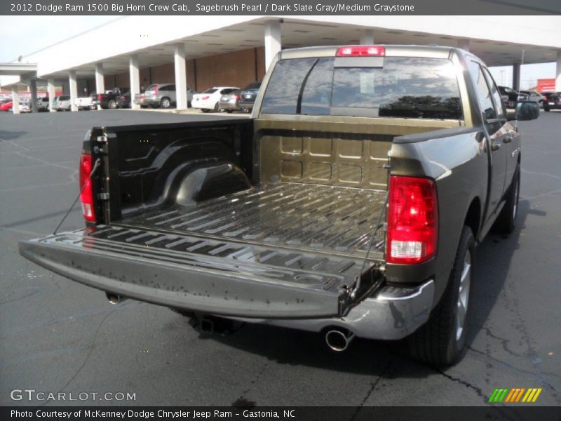 Sagebrush Pearl / Dark Slate Gray/Medium Graystone 2012 Dodge Ram 1500 Big Horn Crew Cab