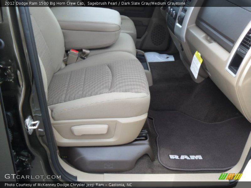 Sagebrush Pearl / Dark Slate Gray/Medium Graystone 2012 Dodge Ram 1500 Big Horn Crew Cab