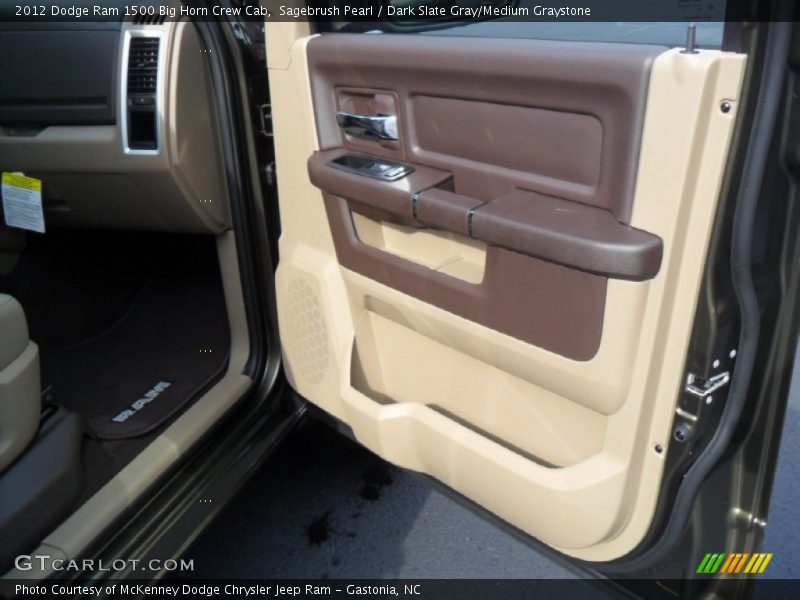 Sagebrush Pearl / Dark Slate Gray/Medium Graystone 2012 Dodge Ram 1500 Big Horn Crew Cab