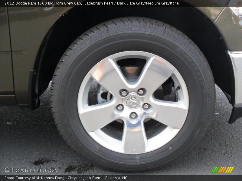 Sagebrush Pearl / Dark Slate Gray/Medium Graystone 2012 Dodge Ram 1500 Big Horn Crew Cab
