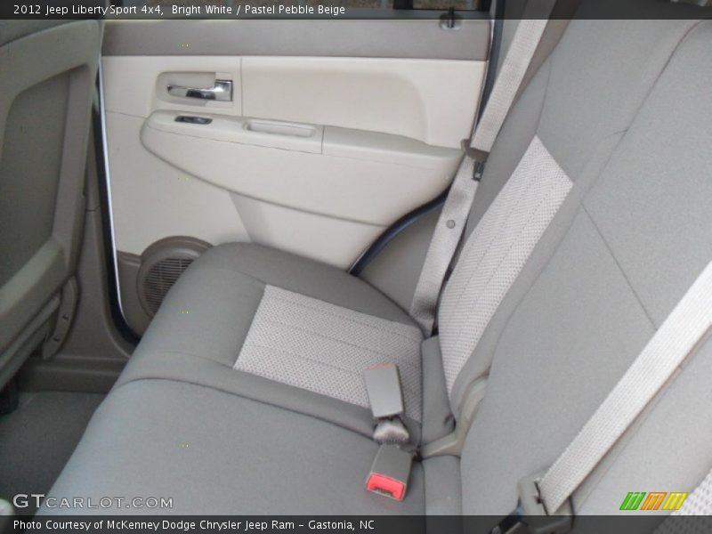 Bright White / Pastel Pebble Beige 2012 Jeep Liberty Sport 4x4