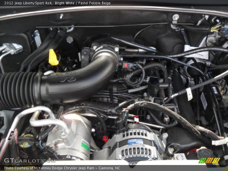 Bright White / Pastel Pebble Beige 2012 Jeep Liberty Sport 4x4