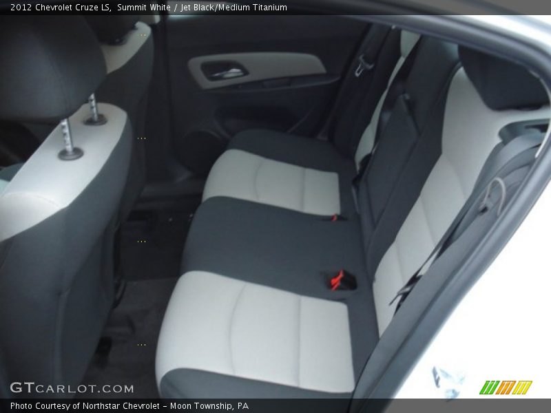 Summit White / Jet Black/Medium Titanium 2012 Chevrolet Cruze LS