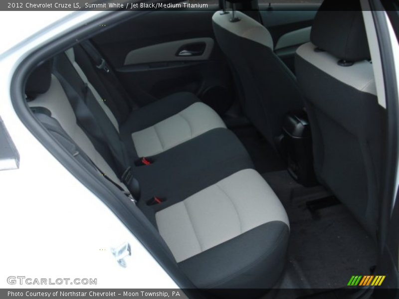 Summit White / Jet Black/Medium Titanium 2012 Chevrolet Cruze LS