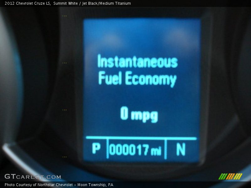 Summit White / Jet Black/Medium Titanium 2012 Chevrolet Cruze LS