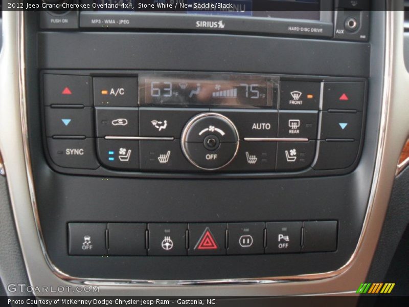 Climate controls - 2012 Jeep Grand Cherokee Overland 4x4