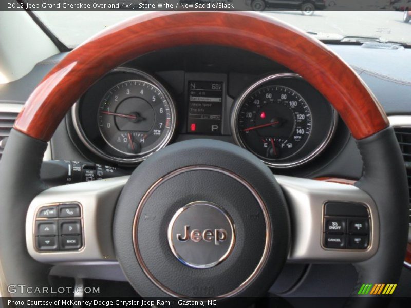  2012 Grand Cherokee Overland 4x4 Steering Wheel