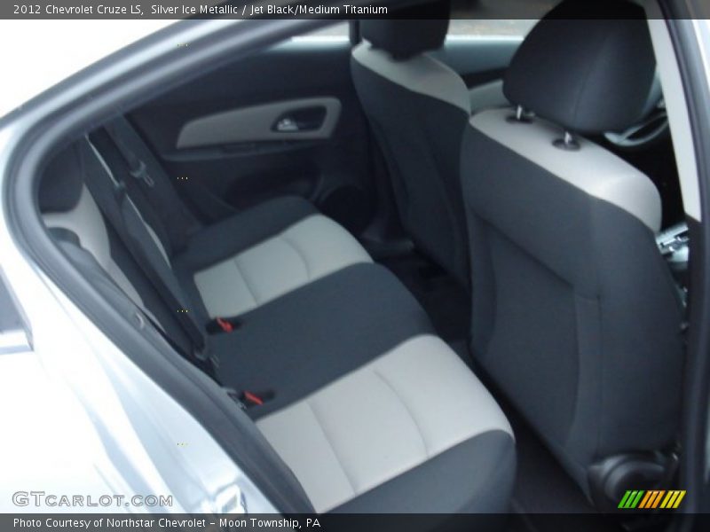 Silver Ice Metallic / Jet Black/Medium Titanium 2012 Chevrolet Cruze LS