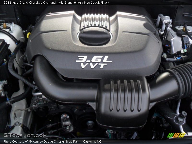  2012 Grand Cherokee Overland 4x4 Engine - 3.6 Liter DOHC 24-Valve VVT V6