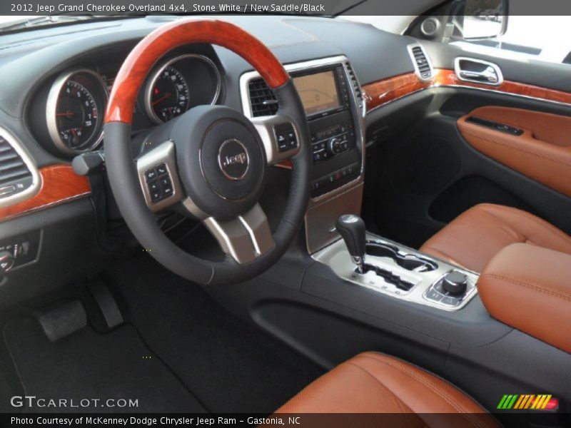 New Saddle/Black Interior - 2012 Grand Cherokee Overland 4x4 