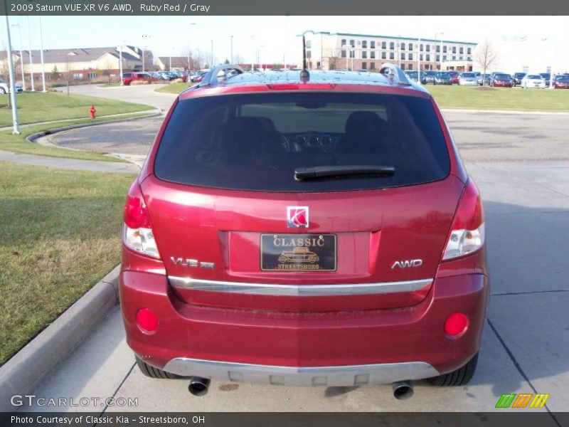 Ruby Red / Gray 2009 Saturn VUE XR V6 AWD
