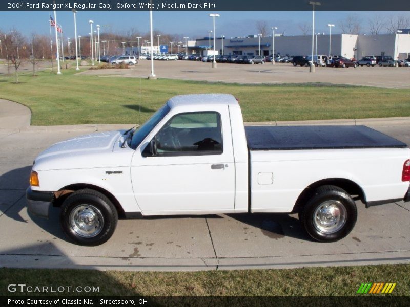 Oxford White / Medium Dark Flint 2004 Ford Ranger XL Regular Cab