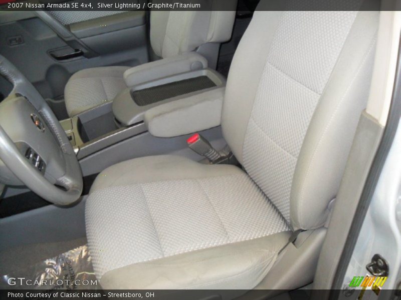 Silver Lightning / Graphite/Titanium 2007 Nissan Armada SE 4x4