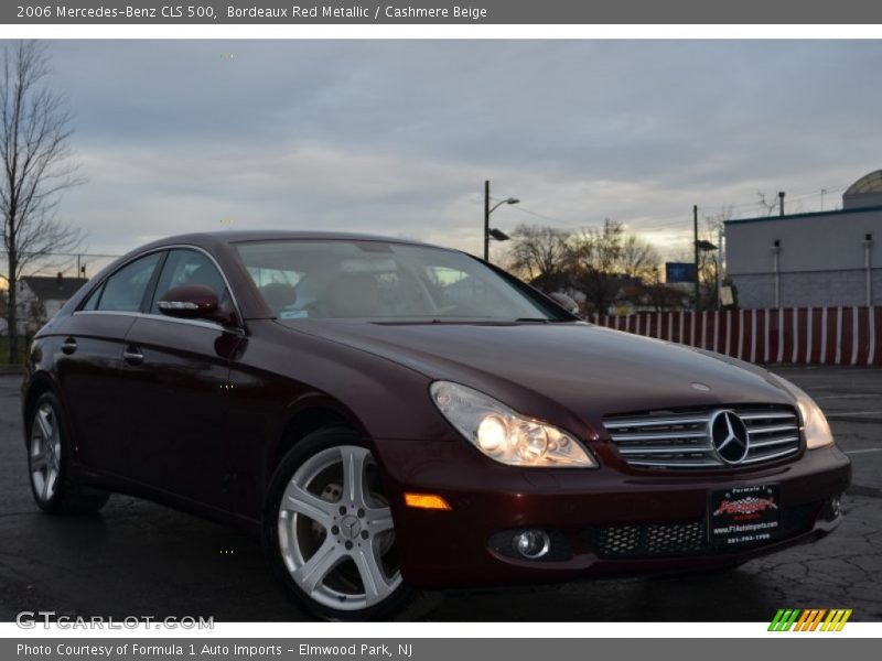 Bordeaux Red Metallic / Cashmere Beige 2006 Mercedes-Benz CLS 500