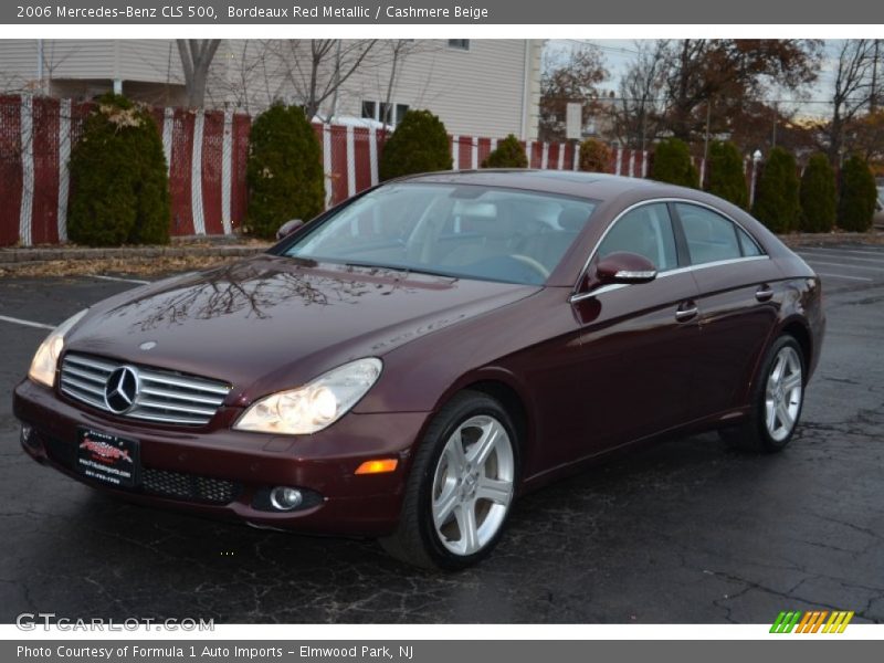 Bordeaux Red Metallic / Cashmere Beige 2006 Mercedes-Benz CLS 500