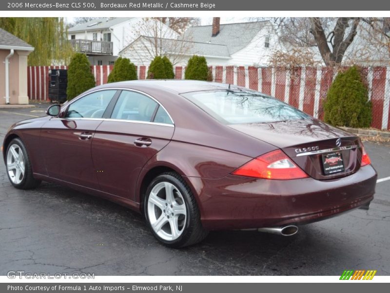 Bordeaux Red Metallic / Cashmere Beige 2006 Mercedes-Benz CLS 500